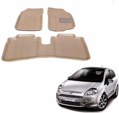 KOZDIKO Plastic 3D Mat For  Fiat Punto Evo(Beige)
