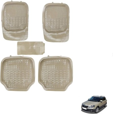 KOZDIKO PVC Standard Mat For  Skoda Fabia(Beige)