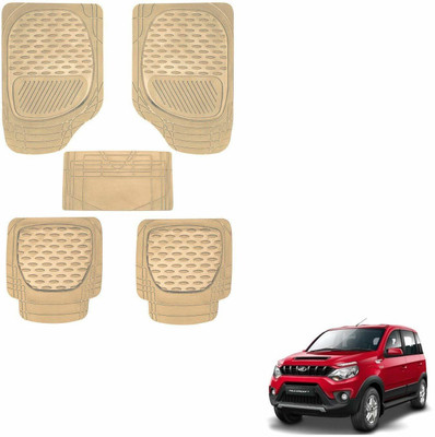 KOZDIKO PVC, Rubber Standard Mat For  Mahindra Universal For Car(Beige)