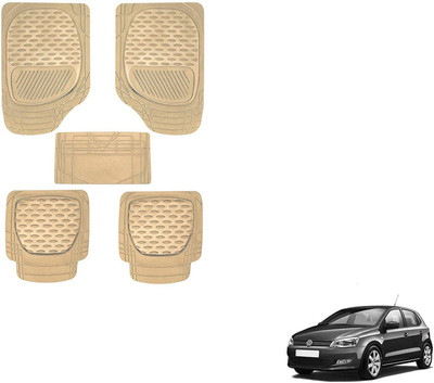 KOZDIKO PVC, Rubber Standard Mat For  Volkswagen Polo(Beige)