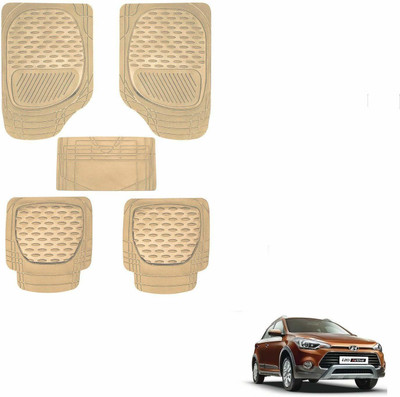 KOZDIKO PVC, Rubber Standard Mat For  Hyundai i20 Active(Beige)