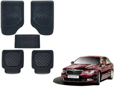 KOZDIKO PVC Standard Mat For  Skoda Superb(Black)