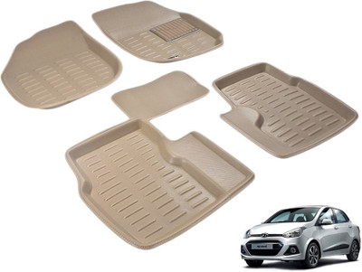 KOZDIKO Plastic 3D Mat For  Hyundai Xcent(Beige)