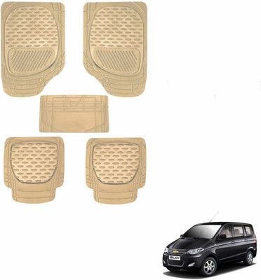 KOZDIKO PVC, Rubber Standard Mat For  Chevrolet Enjoy(Beige)