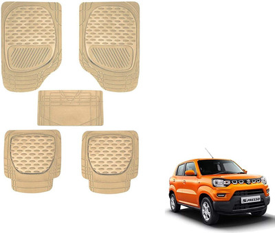 KOZDIKO PVC, Rubber Standard Mat For  Maruti Suzuki S-Presso(Beige)
