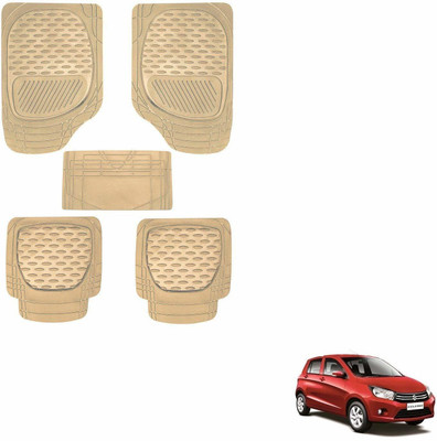 KOZDIKO PVC, Rubber Standard Mat For  Maruti Suzuki Celerio(Beige)