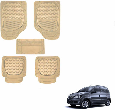 KOZDIKO PVC, Rubber Standard Mat For  Mahindra Quanto(Beige)