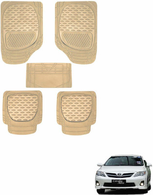 KOZDIKO PVC, Rubber Standard Mat For  Toyota Universal For Car(Beige)