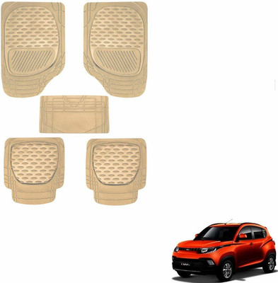 KOZDIKO PVC, Rubber Standard Mat For  Mahindra KUV 100(Beige)