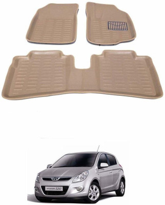 KOZDIKO Plastic 3D Mat For  Hyundai Universal For Car(Beige)
