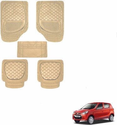 KOZDIKO PVC, Rubber Standard Mat For  Maruti Suzuki Alto 800(Beige)