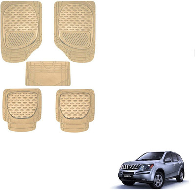 KOZDIKO PVC, Rubber Standard Mat For  Mahindra XUV 500(Beige)