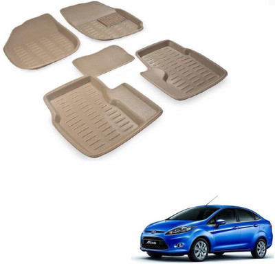 KOZDIKO Plastic 3D Mat For  Ford Fiesta(Beige)
