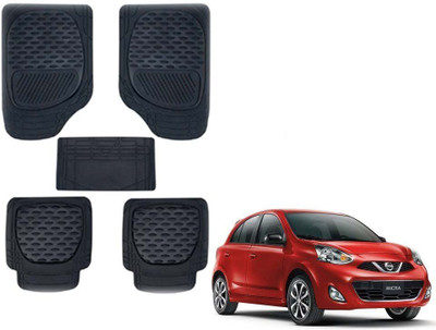 KOZDIKO PVC Standard Mat For  Nissan Micra Active(Black)