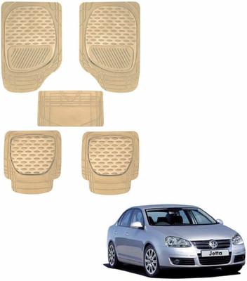 KOZDIKO PVC, Rubber Standard Mat For  Volkswagen Universal For Car(Beige)
