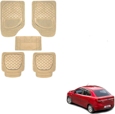 KOZDIKO PVC, Rubber Standard Mat For  Ford Aspire(Beige)