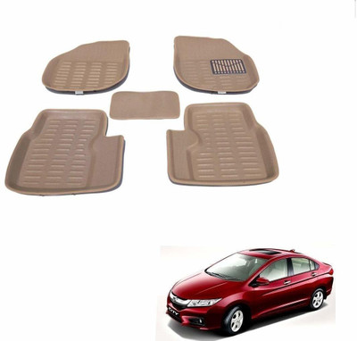 KOZDIKO Plastic 3D Mat For  Honda Universal For Car(Beige)