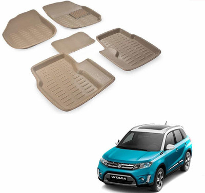 KOZDIKO Plastic 3D Mat For  Maruti Suzuki Vitara Brezza(Beige)