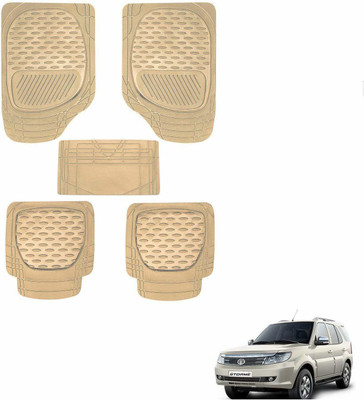 KOZDIKO PVC, Rubber Standard Mat For  Tata Safari Storme(Beige)
