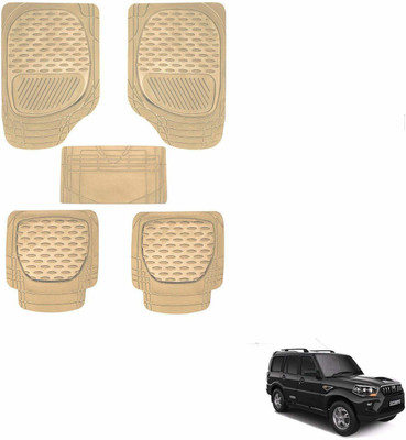 KOZDIKO PVC, Rubber Standard Mat For  Mahindra Scorpio(Beige)