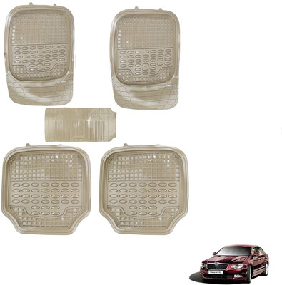 KOZDIKO PVC Standard Mat For  Skoda Superb(Beige)