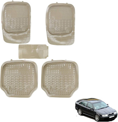 KOZDIKO PVC Standard Mat For  Skoda Universal For Car(Beige)