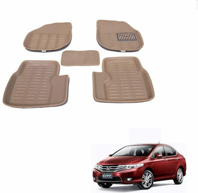 KOZDIKO Plastic 3D Mat For  Honda Universal For Car(Beige)