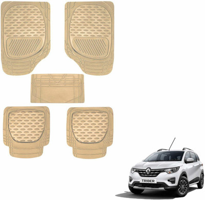 KOZDIKO PVC, Rubber Standard Mat For  Renault Triber(Beige)