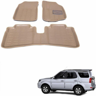 KOZDIKO Plastic 3D Mat For  Tata Safari Dicor(Beige)
