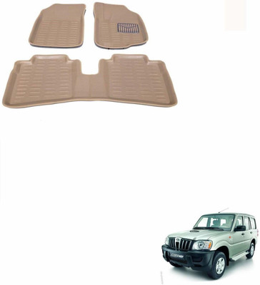 KOZDIKO Plastic 3D Mat For  Mahindra Scorpio(Beige)