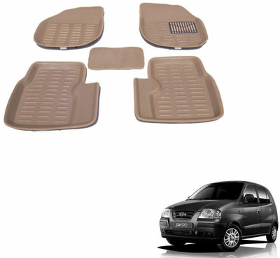 KOZDIKO Plastic 3D Mat For  Hyundai Santro Xing(Beige)
