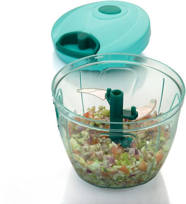 Welcon Quick Manual kitchen Vegetable & Fruit Chopper (1) Vegetable & Fruit Chopper (01 x Mini Thread Chopper750ml} Vegetable & Fruit Chopper(1)