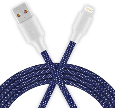 ZINUX Lightning Cable 2 A 1.2 m copper briding Unbreakable Braided Heavy Duty USB TO Lightning Charging Cable,Fast Charger Data Cord for iPhone 12 11 Pro Max X XS XR, 10 8 7 6S 6, iPad, iPod, (1.2M,BLUE)(Compatible with APPLE PRODUCT, Blue, One Cable)
