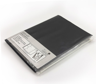 VIVA Zip-It Storage A5 Note Book Single Rule 160 Pages(Black)