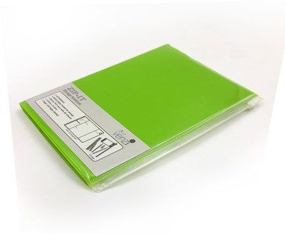 VIVA Zip-It Storage A5 Note Book Single Rule 160 Pages(Green)