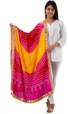 raj-rajeshwari collection Art Silk Printed Women Dupatta
