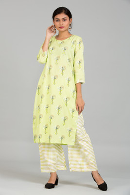 Vinita Fashion Women Kurti Palazzo Set