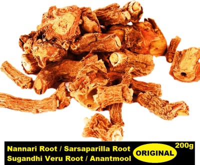 floral blossom Nannari Root / Sarsaparilla Root Sugandhi Veru Root / Anantmool Root(200 g)