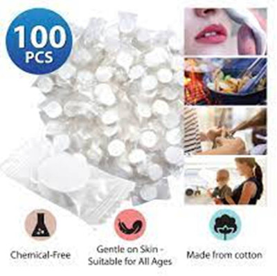 BORIS Magic Tablet Coin Tissue Mini Compressed Towels Disposable Tablet Towel Cotton Coin Tissue Wipes for Travel Camping Beauty[PACK OF 100 Coin Candy Tablet](100 Tissues)