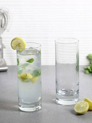 Devish (Pack of 6) GK0214 Glass Set Water/Juice Glass(300 ml, Glass, Clear)