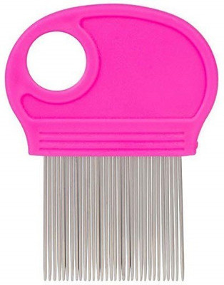 AlexVyan Pink Magnifier Lice and nits removal comb | Anti lice treatment Lice remover