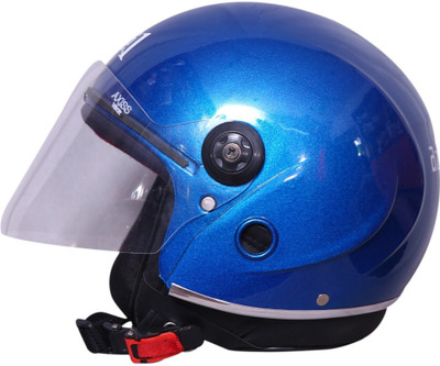 azone1 Open-Face Men & Women Scooty & Bike Riding Unbreakable Motorbike Helmet Motorbike Motorbike Helmet(Blue)