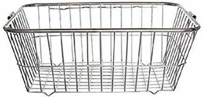 RBGIIT KH_5 Stainless Steel Utensil Drainer/Bartan Basket/Drying Rack for Kitchen Dish Drainer Kitchen Storage Rack,Kitchen Organizer Utensil Basket -Rectangle - Big. Plate Stand Kitchen/Dish Drying Rack/Vessel Drainer/ Bartan Basket High Grade Stainless Steel Dish Drainer / Utensil Drainer Kitchen Rack / Bartan Basket / Utensil Drying Rack (Big) Dish Drainer Kitchen Rack Dish Drainer Kitchen Rack  (Steel)