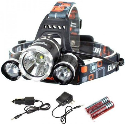 SEASPIRIT 3 LED Head lamp Torch LED Headlamp(Black)