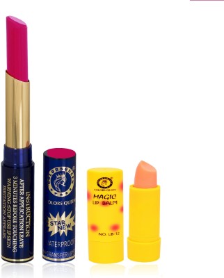 COLORS QUEEN No – Transfer Waterproof Lipstick & Get 1 Magic Lip Balm(Honey Pink, 2.4 g)
