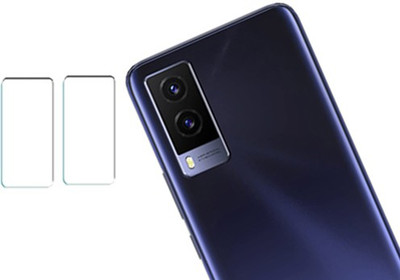 HIRDESH Back Camera Lens Glass Protector for VIVO V21E 5G, CAMERA LENS PROTECTOR(Pack of: 2)