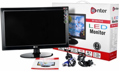 Enter 15.4 inch HD VA Panel Monitor (15.4 inch HD Monitor)(Response Time: 6 ms, 60 Hz Refresh Rate)