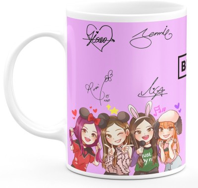 TrendoPrint Blackpink Signature Kpop Fan Art Bts Lisa Rose Jennie Jisoo Music Band Lovesick Girls As If It'S Your Last Whistle Love To Hate Me Playing With Fire Kill This Love Don't Know What To Do Bet You Wanna Ideal And Sweet Gift And Return Gift Choice For Boys Girls And Friends And Boyfriend Gir