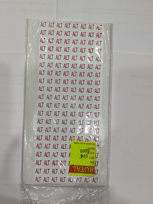ROYAL STIC Self Adhesive Paper Label(Red)