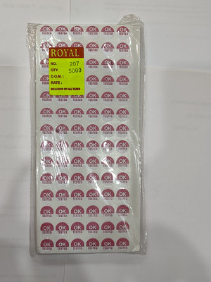 ROYAL STIC Self Adhesive Paper Label(Red)